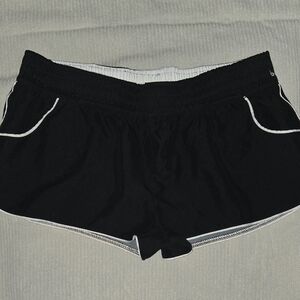 OP-Black Women's Shorts With White Trim Size 11/12